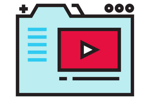 Download Video Streaming Service Icon. Internet B - Streaming Collection