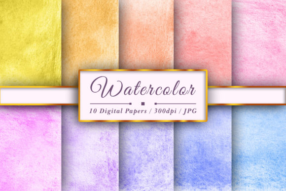 Download Watercolor Soft Color Digital Papers - Premium Resources