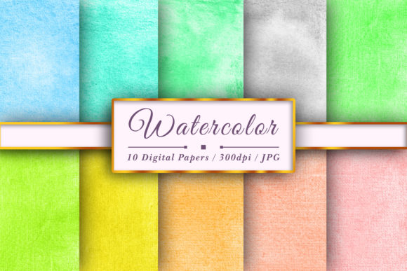 Download Watercolor Soft Color Digital Papers - Premium Resources