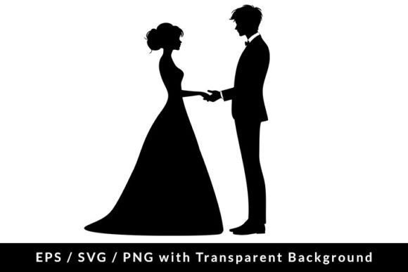 Download Prom Couple Silhouette SVG EPS PNG - Couple Collection