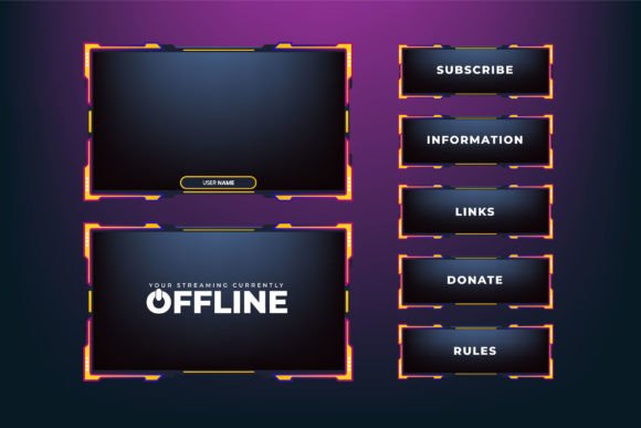 Download Streaming Overlay Design for Gamers - Streaming Collection