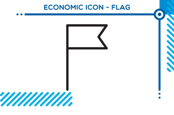 Download Economic Icon - Flag - Economic Collection