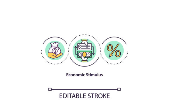 Download Economic Stimulus Concept Icon - Economic Collection